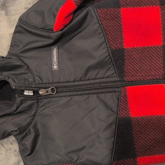 Columbia infant jacket red and black buffalo check - Picture 2 of 5